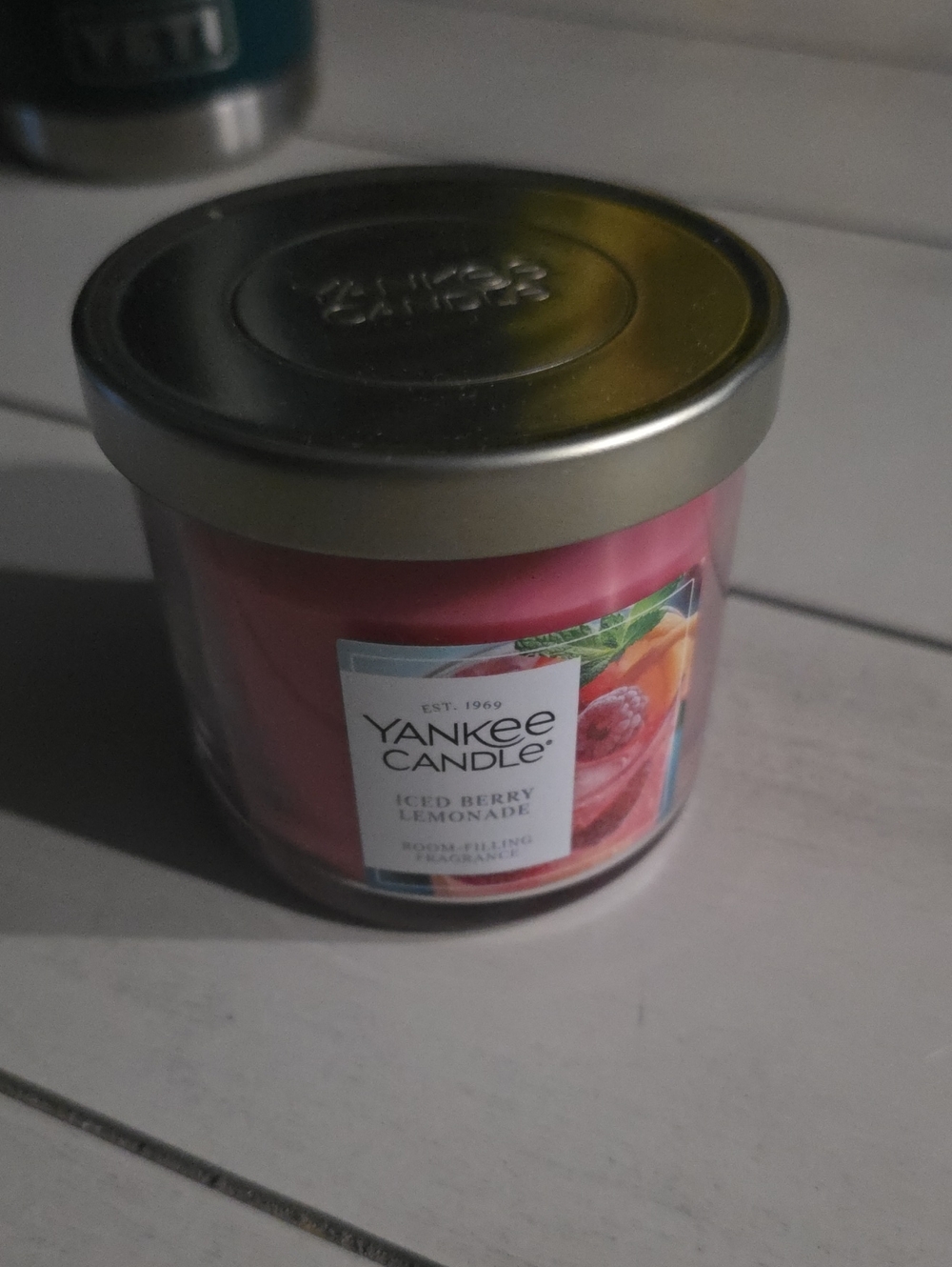 Yankee Candle Pink Iced Berry Lemonade Jar Candle
